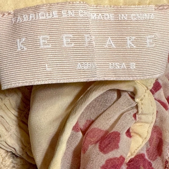 KEEPSAKE THE LABEL Charmed Puff Sleeve Smocked Square Neckline Floral Mini Dress - Picture 15 of 16